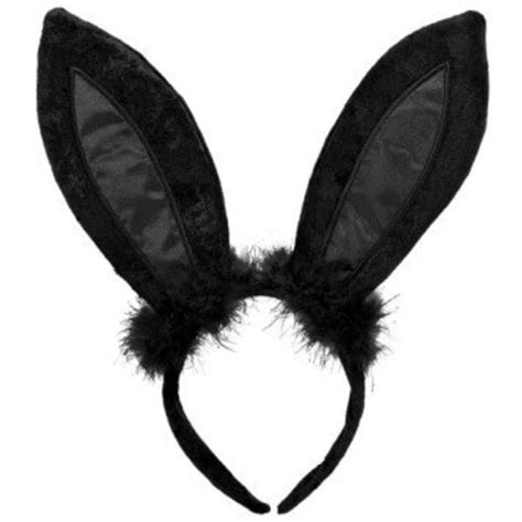 black bunny ears headband